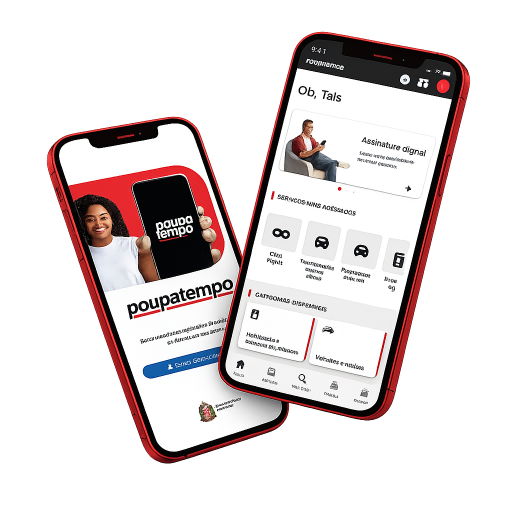 Logo mobile Poupatempo